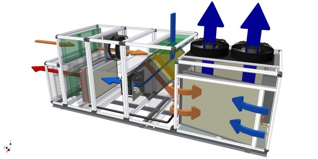 ABCE-080-15-R2 REPRESENTACION 3D 2 Experimental | nuevo sistema autónomo, climatización flexible modular
