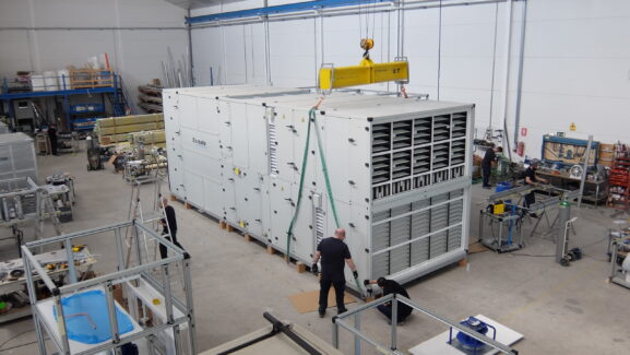 Unidad de tratamiento de aire de alta temperatura