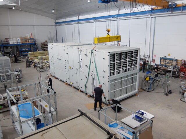 Unidad de tratamiento de aire de alta temperatura