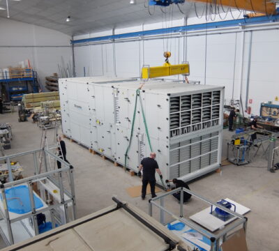 Unidad de tratamiento de aire de alta temperatura